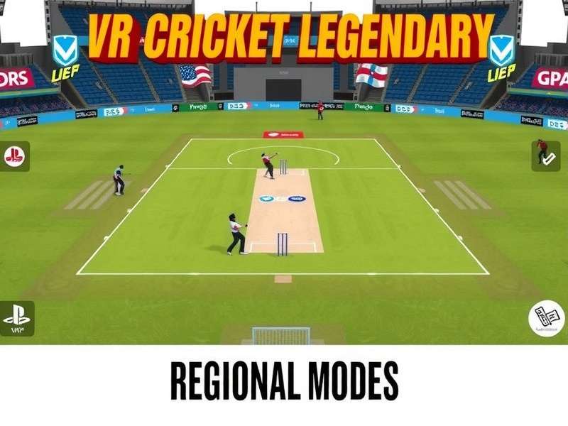 VR Cricket Legendary Village Cricket Mode VR Cricket Legendary Regional Modes